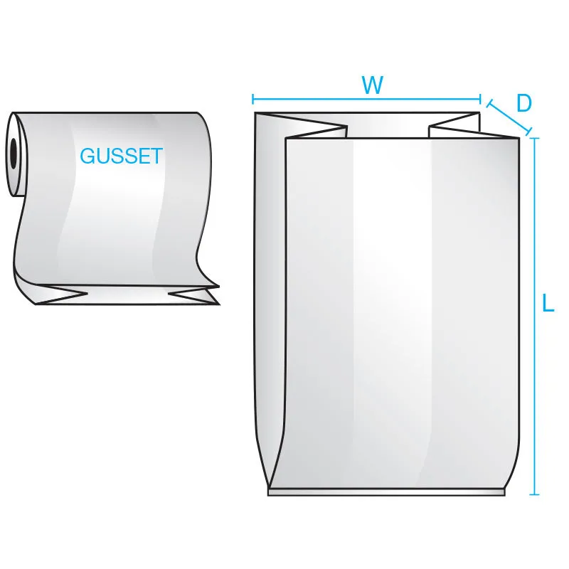 32" x 28" x 72" x 4 mil Clear Eco-Manufactured Plastic Pallet Top Covers (Roll of 55)