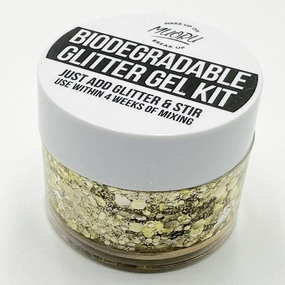 Biodegradable Glitter Gel - Metallic Champagne (Chunky Mix BioBubbles)