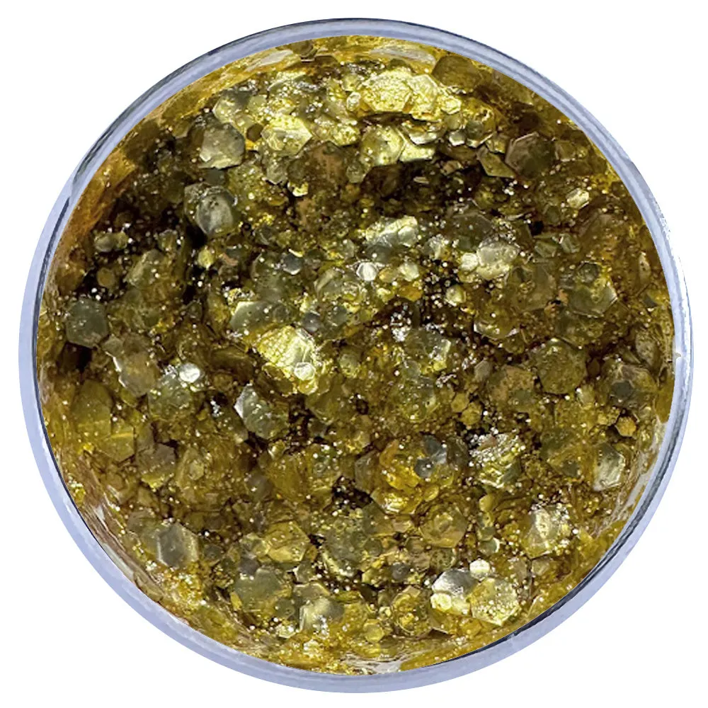 Biodegradable Glitter Gel - Metallic Champagne (Chunky Mix BioBubbles)