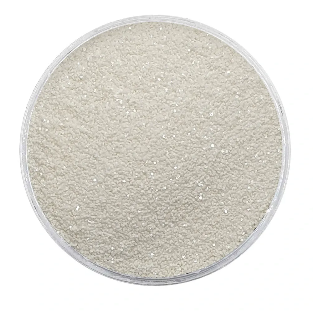 Biodegradable Metallic White Glitter - Fine Glitter
