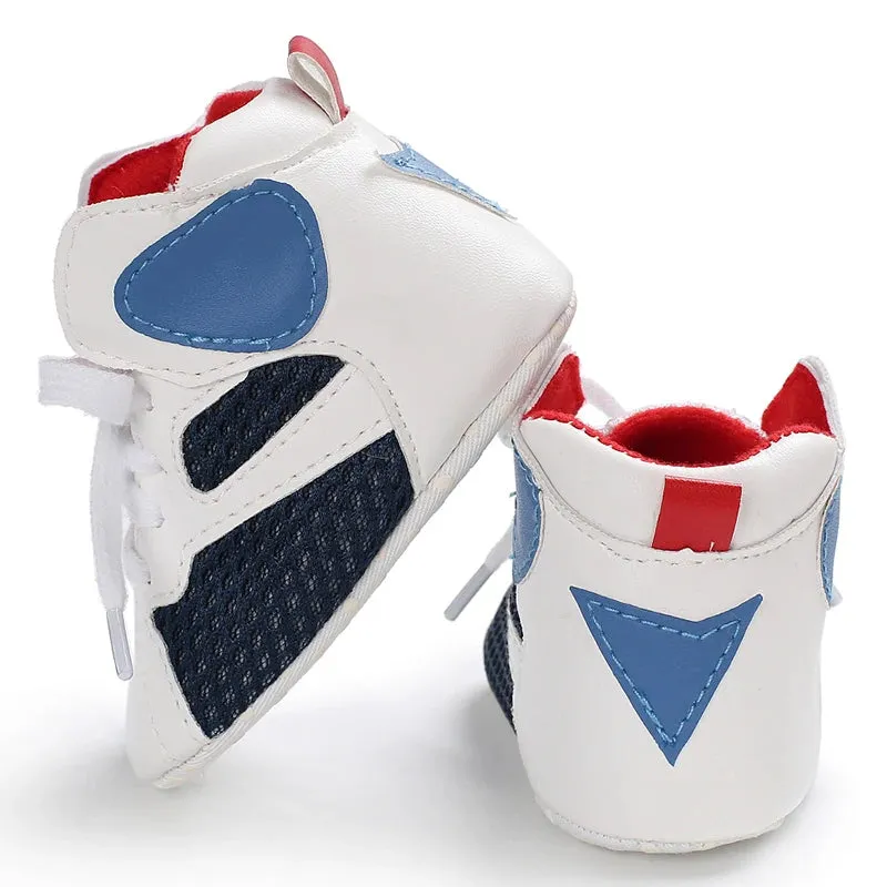 Fashion Baby Shoes Casual Shoes Boys Soft Bottom Baptism Shoes Sneakers Freshman Comfort First Walking Shoes
