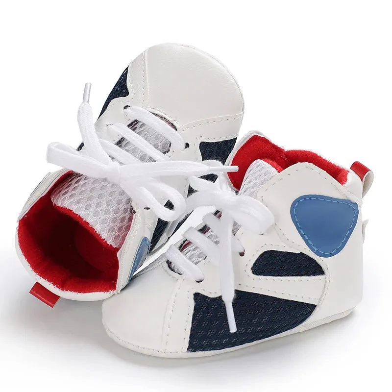 Fashion Baby Shoes Casual Shoes Boys Soft Bottom Baptism Shoes Sneakers Freshman Comfort First Walking Shoes
