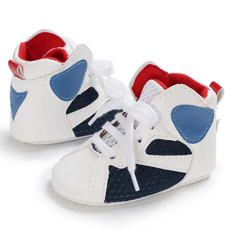 Fashion Baby Shoes Casual Shoes Boys Soft Bottom Baptism Shoes Sneakers Freshman Comfort First Walking Shoes