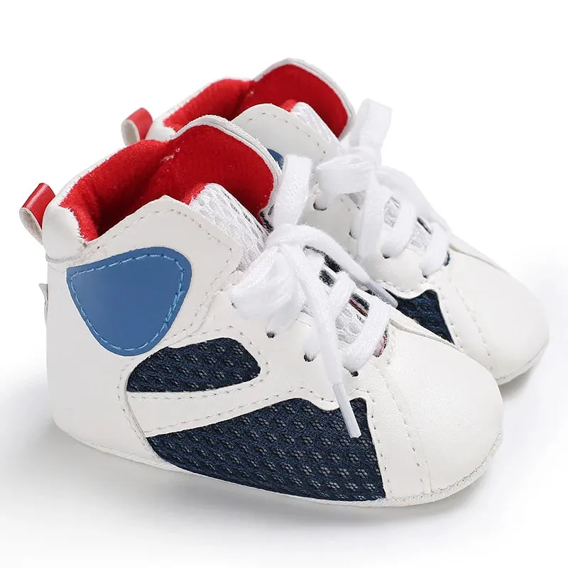 Fashion Baby Shoes Casual Shoes Boys Soft Bottom Baptism Shoes Sneakers Freshman Comfort First Walking Shoes