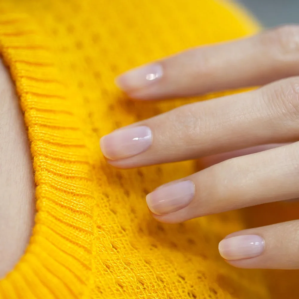 Green Nail Polish - Pale Rose