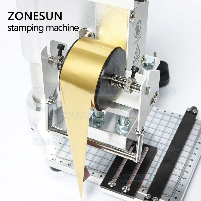 Hot Foil Stamping Machine Manual Bronzing Machine for PVC Card leather and paper stamping machine
