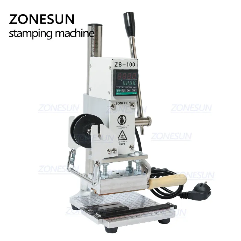 Hot Foil Stamping Machine Manual Bronzing Machine for PVC Card leather and paper stamping machine