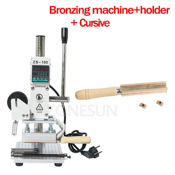 Hot Foil Stamping Machine Manual Bronzing Machine for PVC Card leather and paper stamping machine