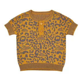 Joey Knit Tee - Mustard