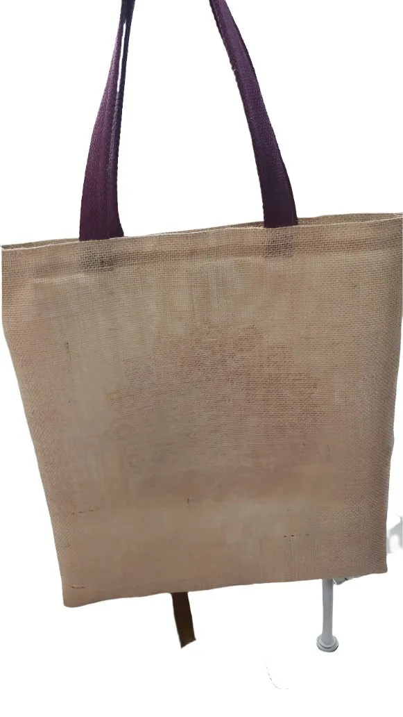 Jute Mandala Shoulder Bag