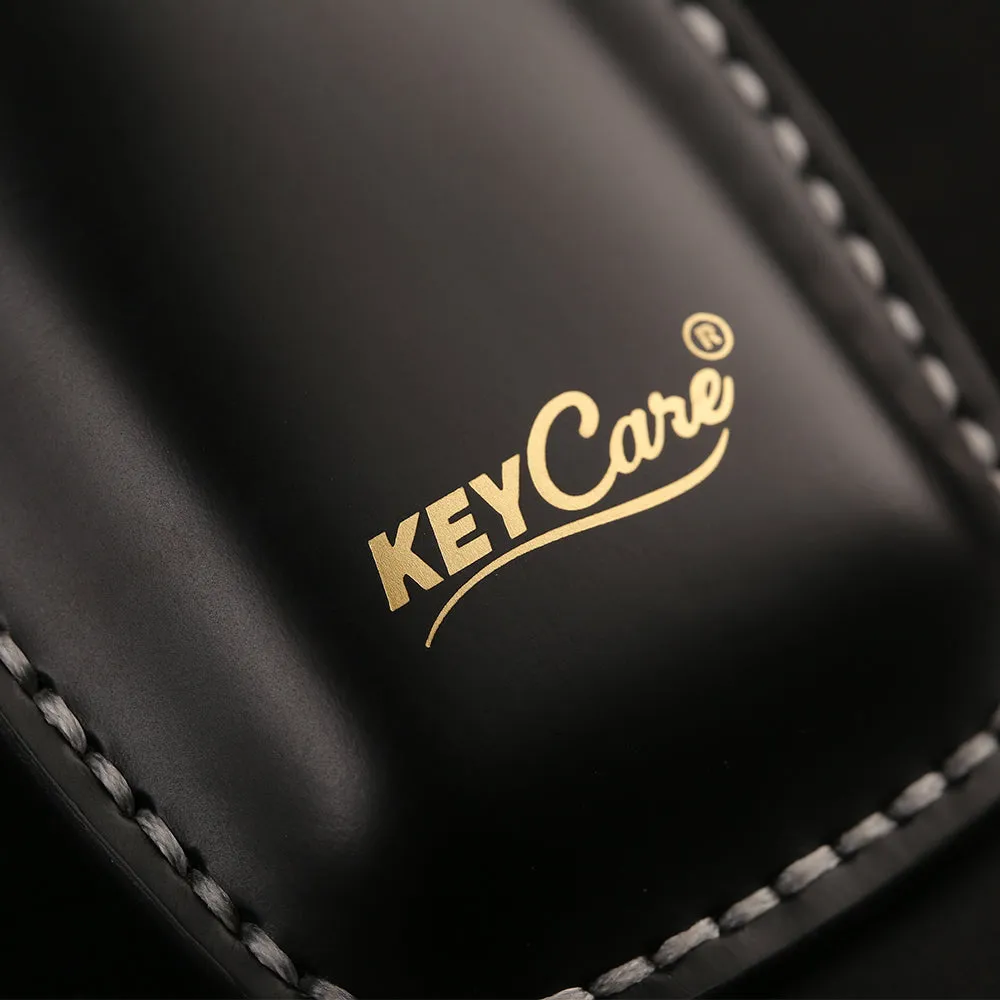 Keycare Italian leather key cover fit for Audi Q5, A5, A8, Q7, A4, A6 3 button smart key (ITL47)
