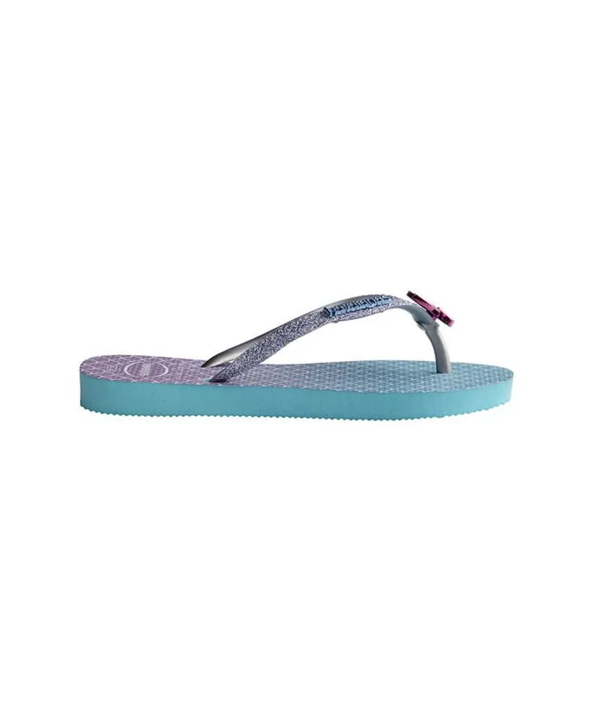 kids slim glitter mermaid sandal blue
