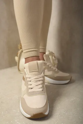 Lace Up Wedge - Glitter Detail & Comfy Style