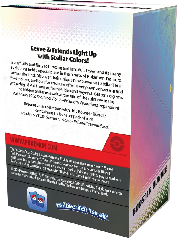 Pokemon TCG - SV8.5 Scarlet & Violet Prismatic Evolutions Booster Bundle