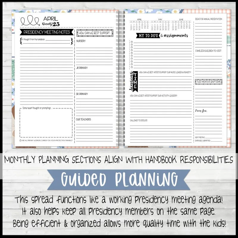PRINT & SHIP: 2025 Primary PRESIDENCY PLANNER