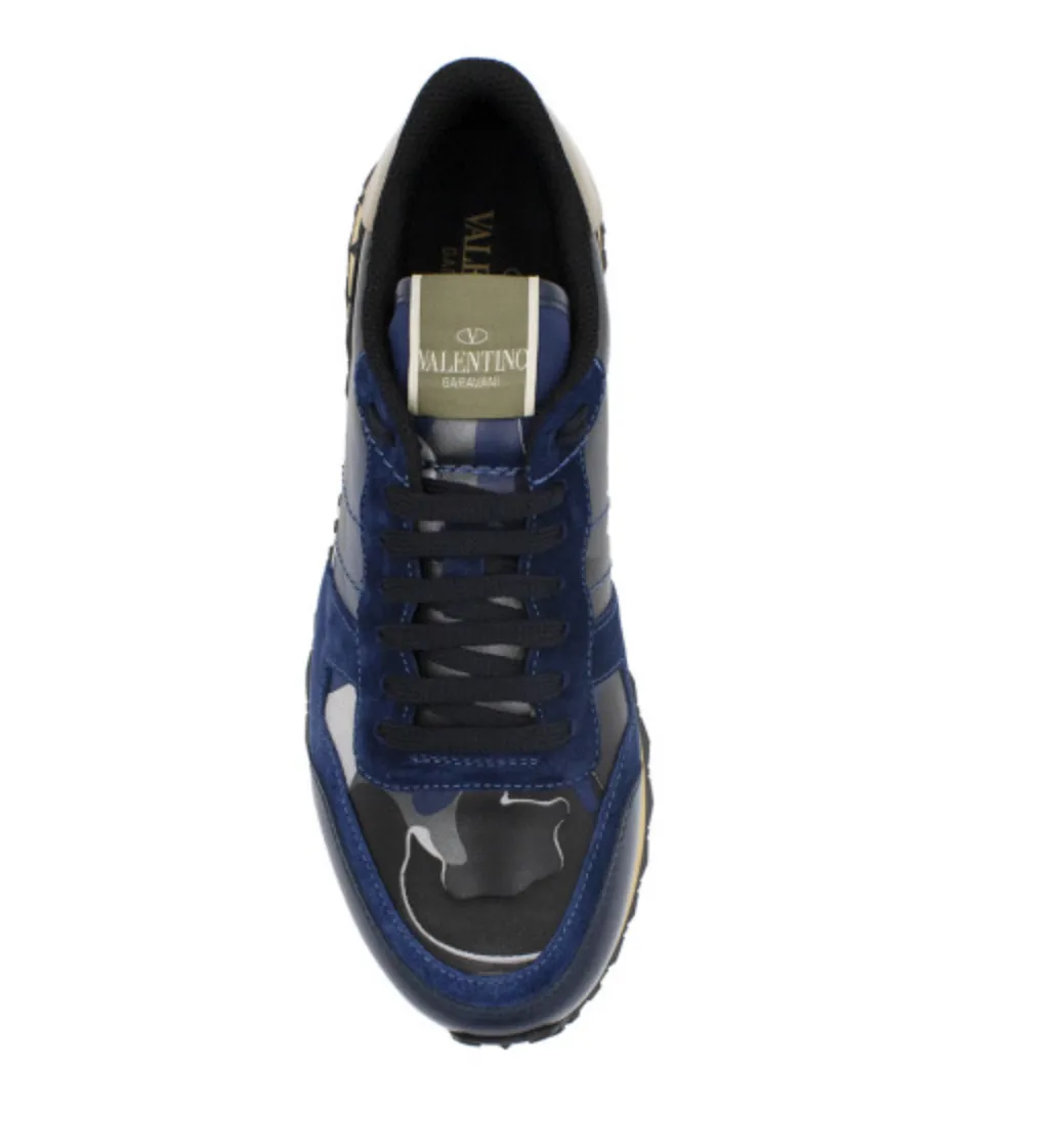 Rockrunner Camo Blue Sneakers