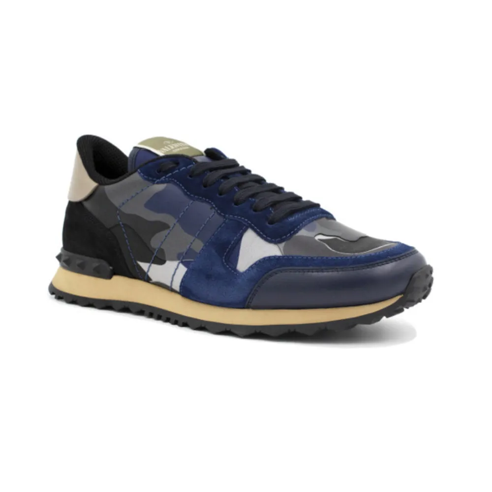 Rockrunner Camo Blue Sneakers