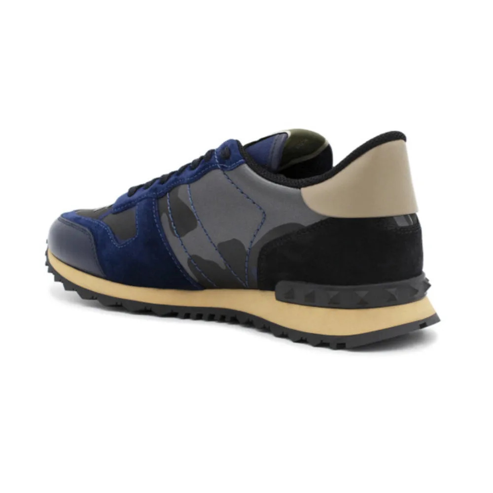 Rockrunner Camo Blue Sneakers
